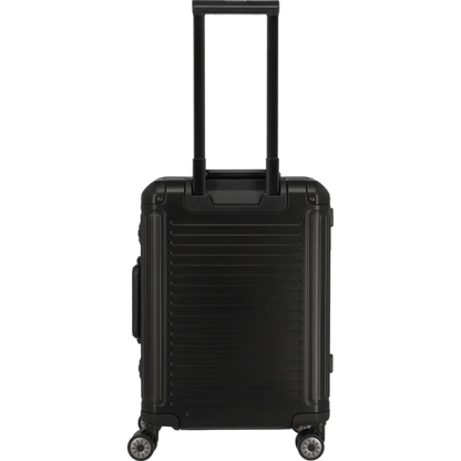 Travelite Next  4-Rollen-Kabinentrolley aus Aluminium 55 cm -Schwarz KOFFER-PLUS.COM