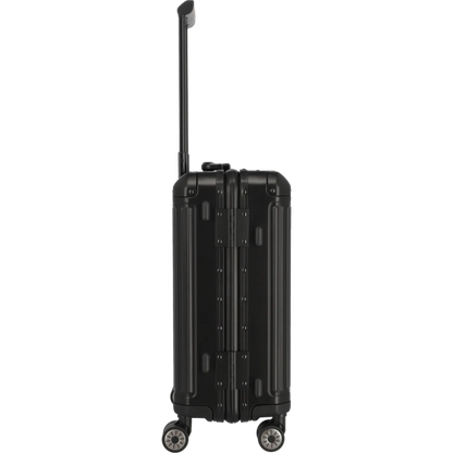 Travelite Next  4-Rollen-Kabinentrolley aus Aluminium 55 cm -Schwarz KOFFER-PLUS.COM