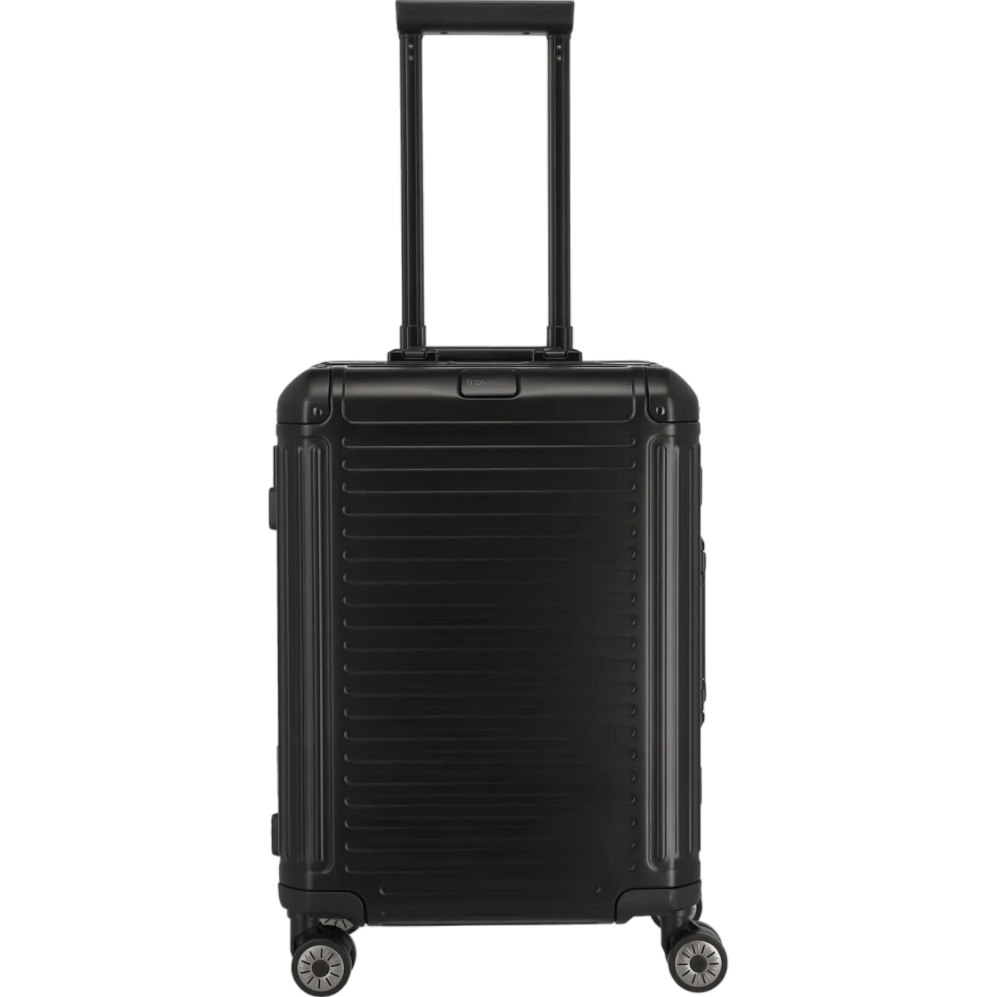 Travelite Next  4-Rollen-Kabinentrolley aus Aluminium 55 cm -Schwarz KOFFER-PLUS.COM