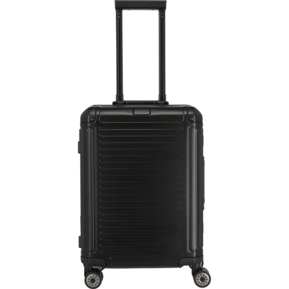 Travelite Next  4-Rollen-Kabinentrolley aus Aluminium 55 cm -Schwarz KOFFER-PLUS.COM