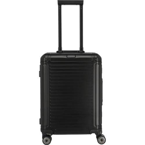 Travelite Next  4-Rollen-Kabinentrolley aus Aluminium 55 cm -Schwarz