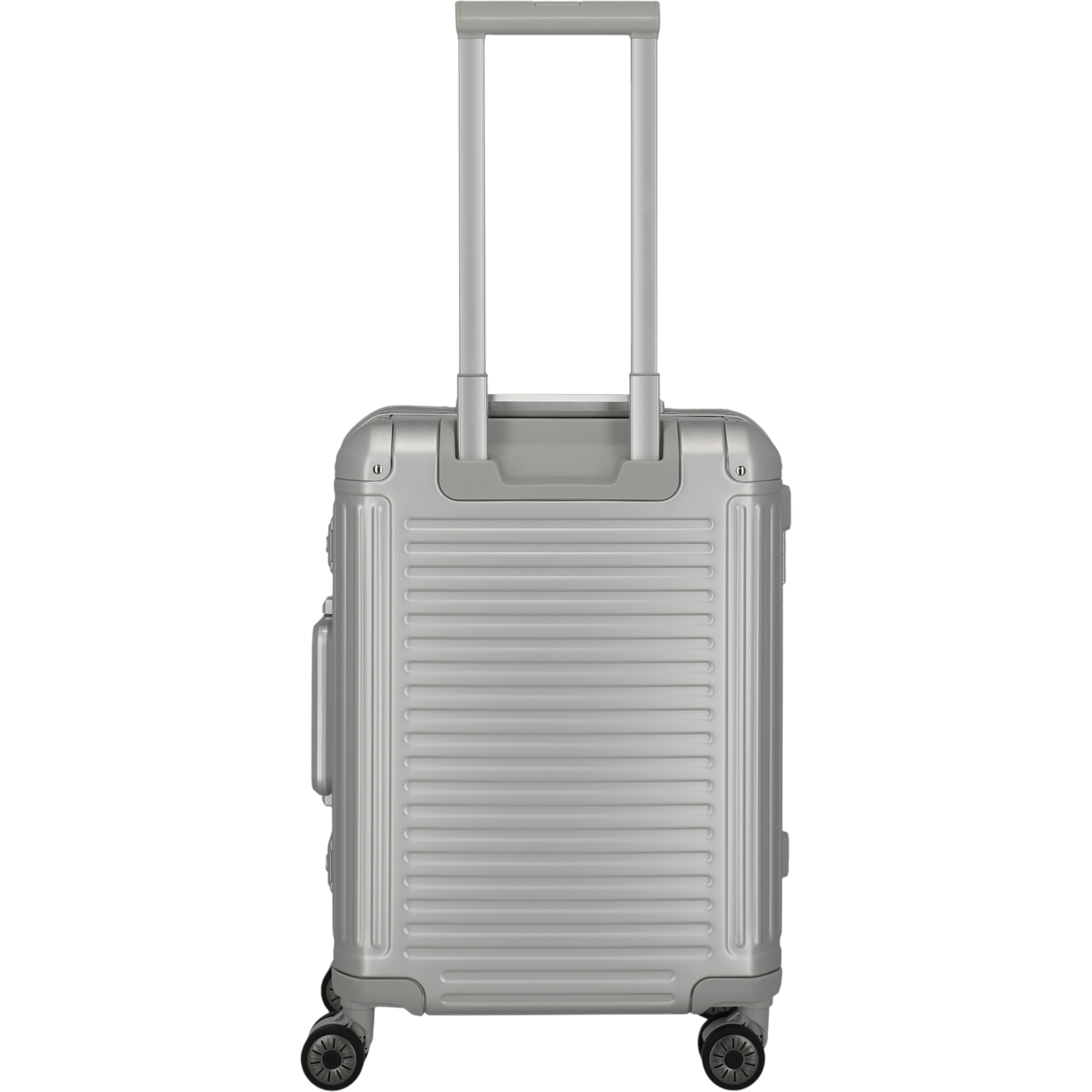 Travelite Next 4-Rollen-Kabinentrolley aus Aluminium 55 cm -Silber KOFFER-PLUS.COM