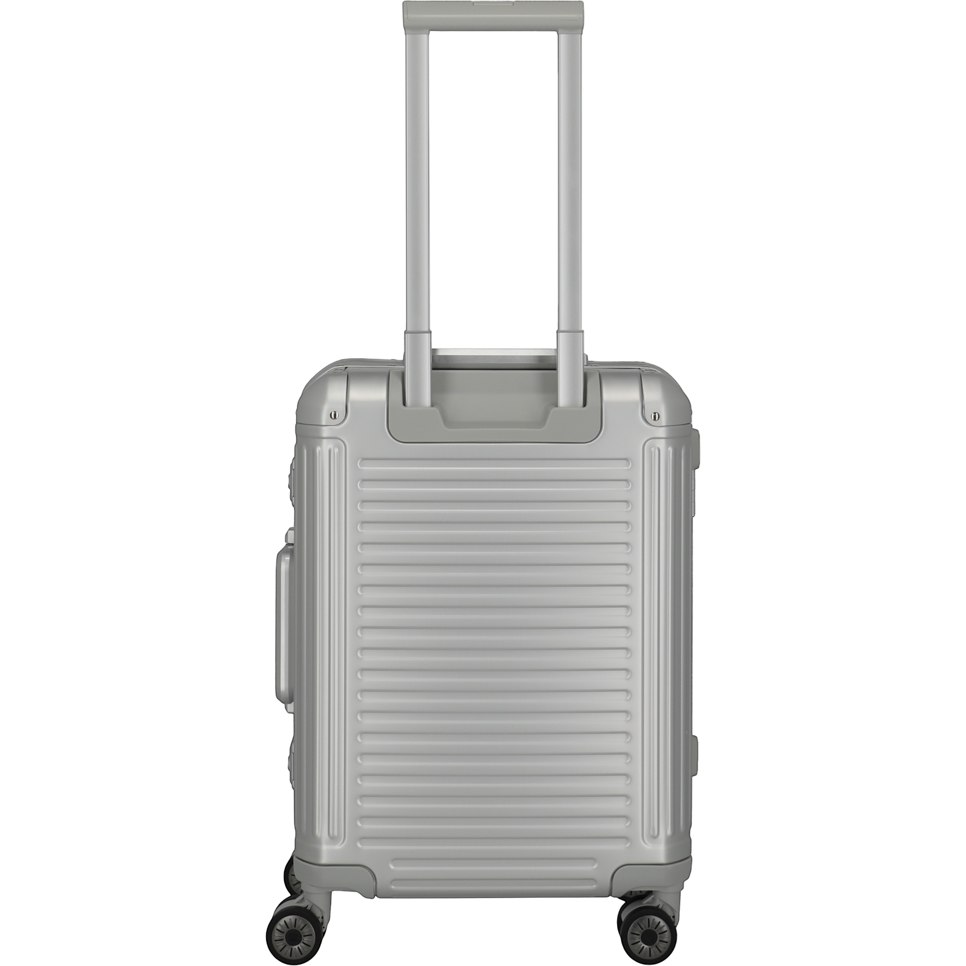 Travelite Next 4-Rollen-Kabinentrolley aus Aluminium 55 cm -Silber KOFFER-PLUS.COM