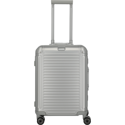 Travelite Next 4-Rollen-Kabinentrolley aus Aluminium 55 cm -Silber KOFFER-PLUS.COM