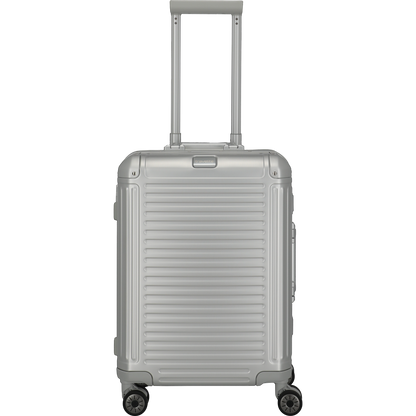 Travelite Next 4-Rollen-Kabinentrolley aus Aluminium 55 cm -Silber KOFFER-PLUS.COM