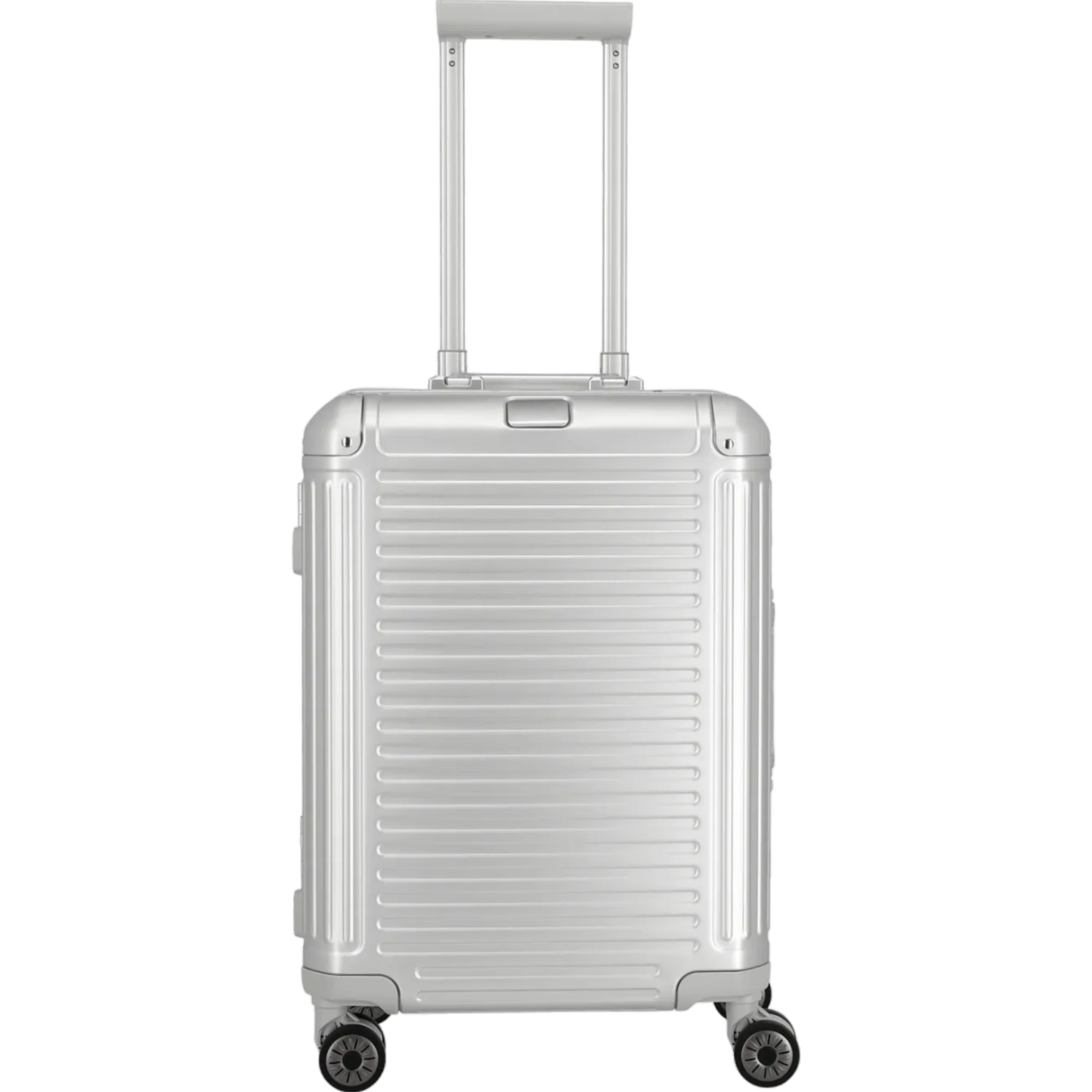 Travelite Next  4-Rollen-Kabinentrolley aus Aluminium 55 cm -Silber KOFFER-PLUS.COM