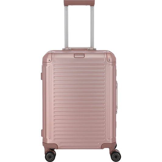 Travelite Next 4-Rollen-Bordtrolley aus Aluminium S 55 cm -Rose KOFFER-PLUS.COM