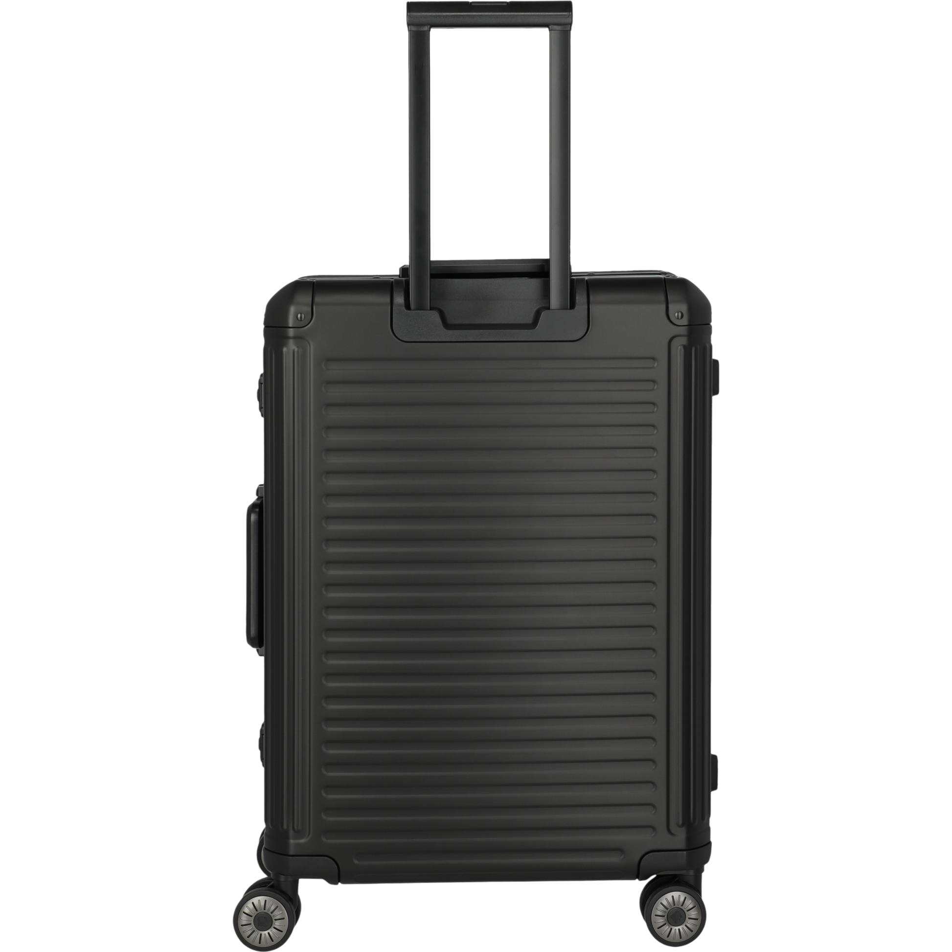 Travelite Next 4-Rollen-Trolley aus Aluminium 67 cm -Schwarz KOFFER-PLUS.COM