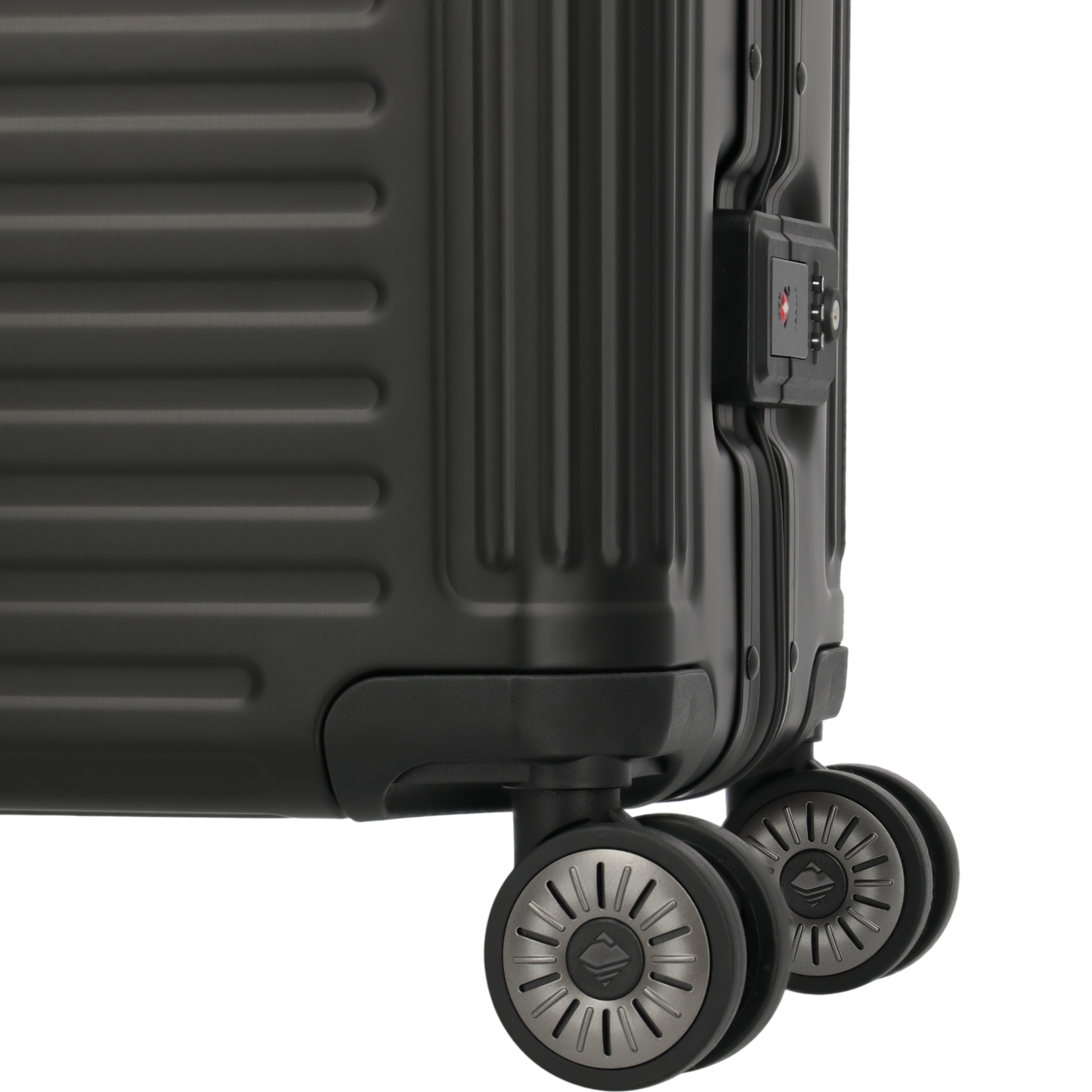 Travelite Next 4-Rollen-Trolley aus Aluminium 67 cm -Schwarz KOFFER-PLUS.COM