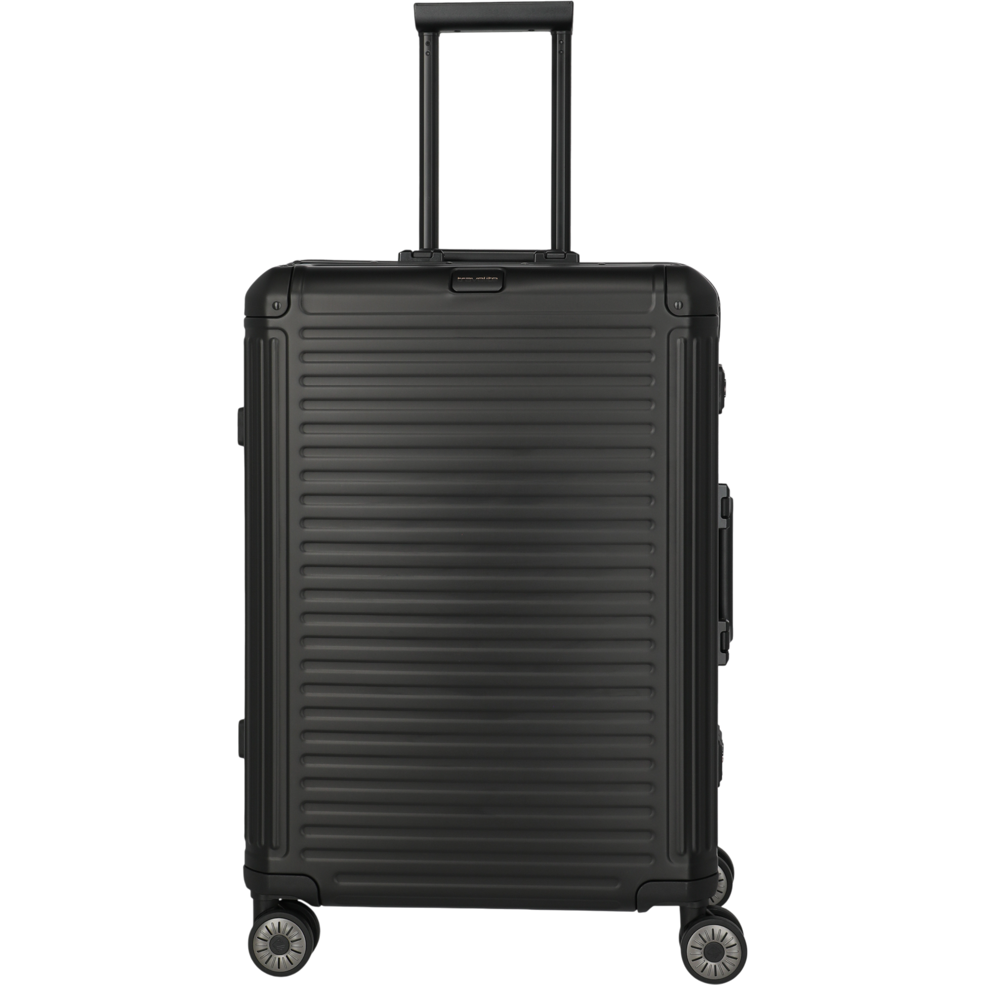 Travelite Next 4-Rollen-Trolley aus Aluminium 67 cm -Schwarz KOFFER-PLUS.COM