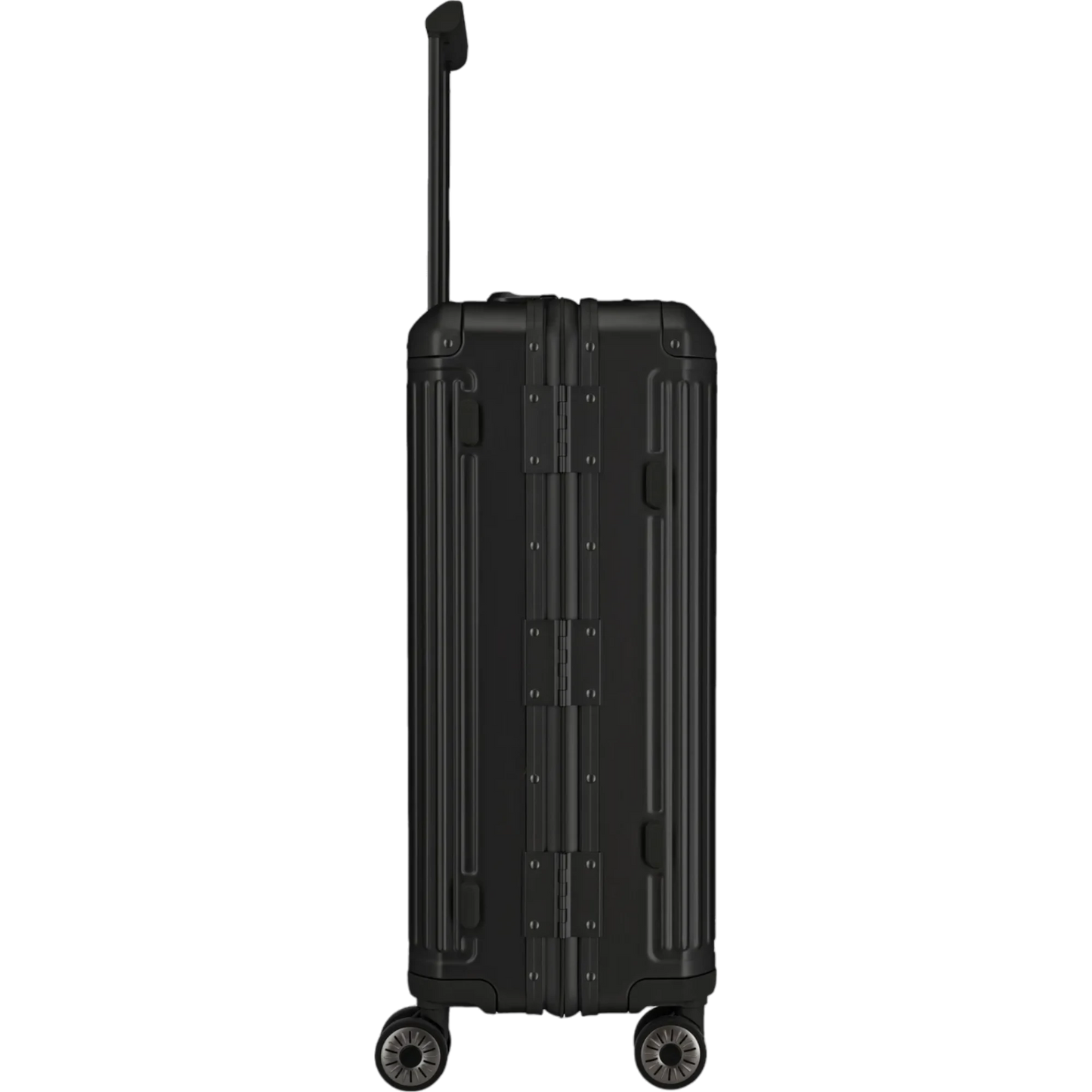 Travelite Next  4-Rollen-Trolley aus Aluminium 67 cm -Schwarz KOFFER-PLUS.COM