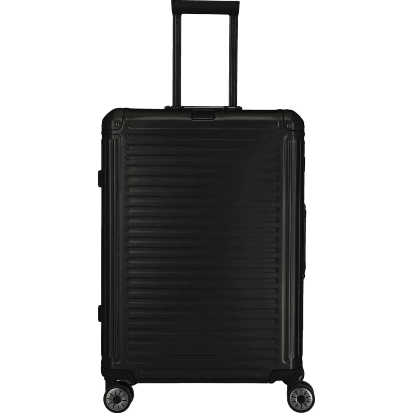 Travelite Next  4-Rollen-Trolley aus Aluminium 67 cm -Schwarz KOFFER-PLUS.COM