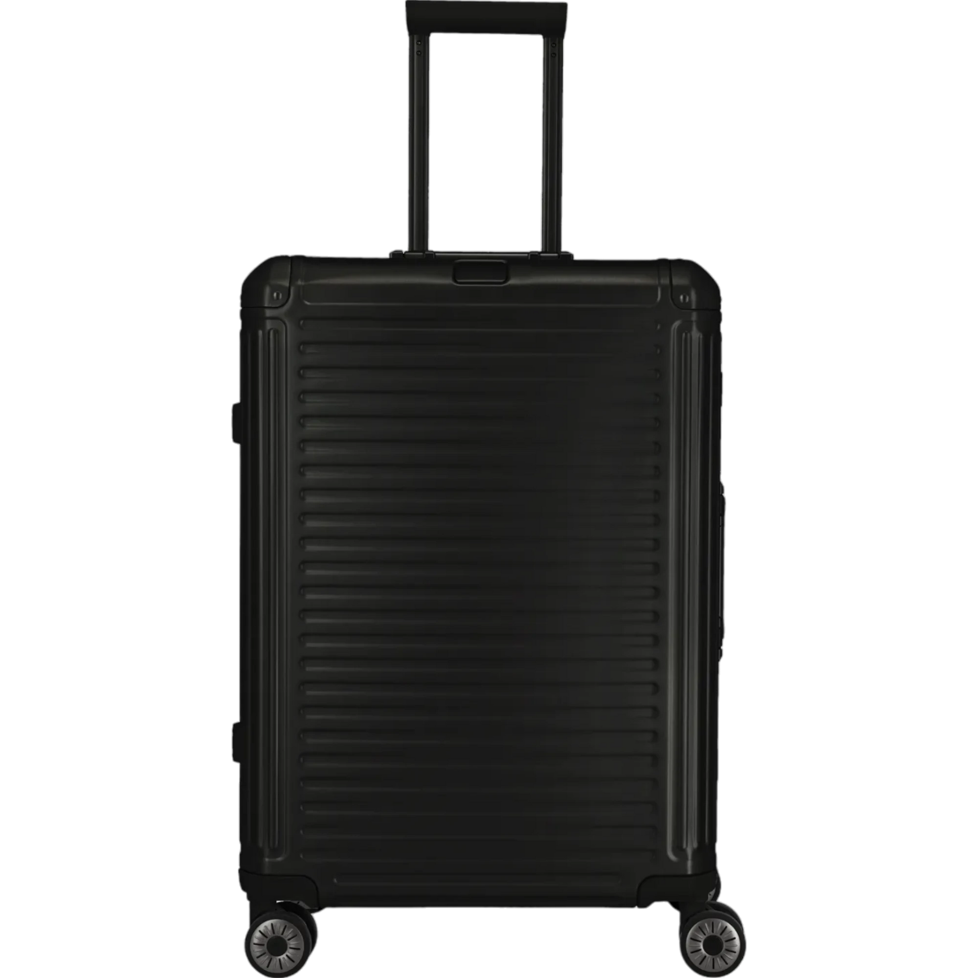 Travelite Next  4-Rollen-Trolley aus Aluminium 67 cm -Schwarz KOFFER-PLUS.COM