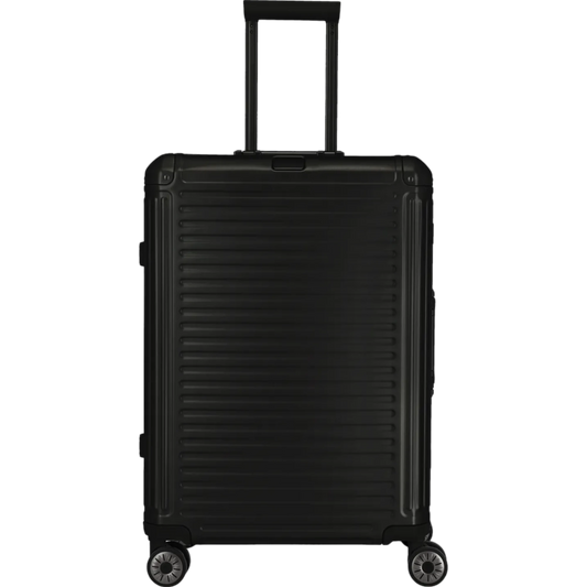 Travelite Next  4-Rollen-Trolley aus Aluminium 67 cm -Schwarz KOFFER-PLUS.COM