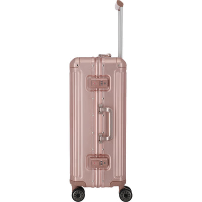 Travelite Next 4-Rollen-Trolley aus Aluminium 67 cm -Rose KOFFER-PLUS.COM