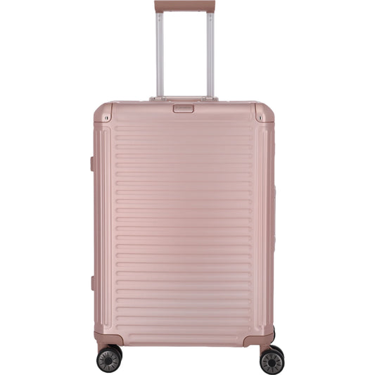 Travelite Next 4-Rollen-Trolley aus Aluminium 67 cm -Rose KOFFER-PLUS.COM