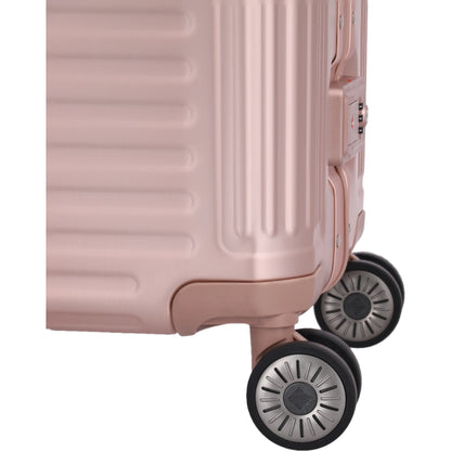 Travelite Next 4-Rollen-Trolley aus Aluminium 67 cm -Rose KOFFER-PLUS.COM