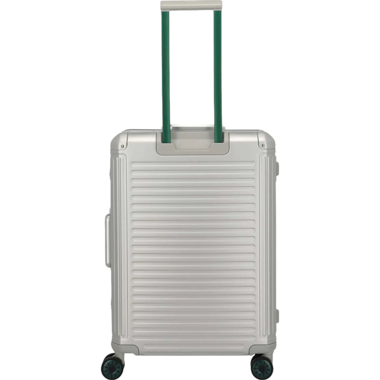 Travelite Next 4-Rollen-Trolley 75 Jahre Edition 67 cm -Silber-Grün KOFFER-PLUS.COM