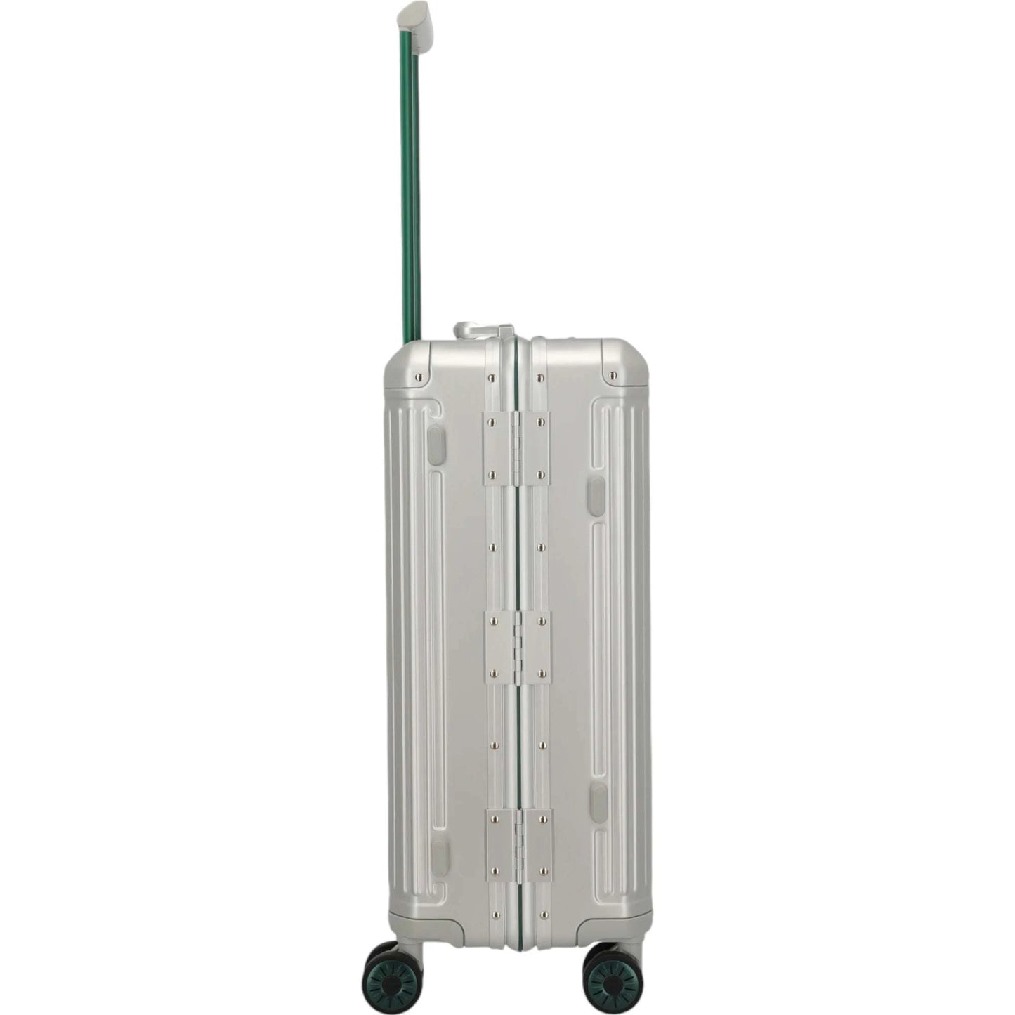 Travelite Next 4-Rollen-Trolley 75 Jahre Edition 67 cm -Silber-Grün KOFFER-PLUS.COM