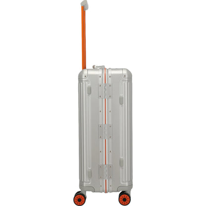 Travelite Next 4-Rollen-Trolley 75 Jahre Edition 67 cm -Silber-Orange KOFFER-PLUS.COM