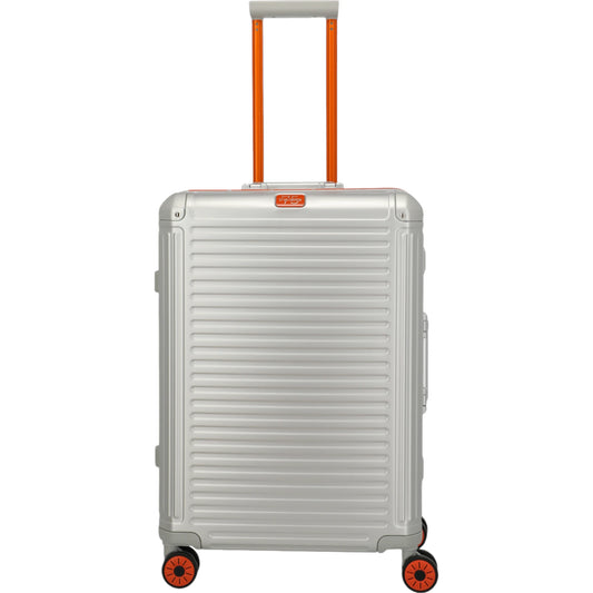 Travelite Next 4-Rollen-Trolley 75 Jahre Edition 67 cm -Silber-Orange KOFFER-PLUS.COM