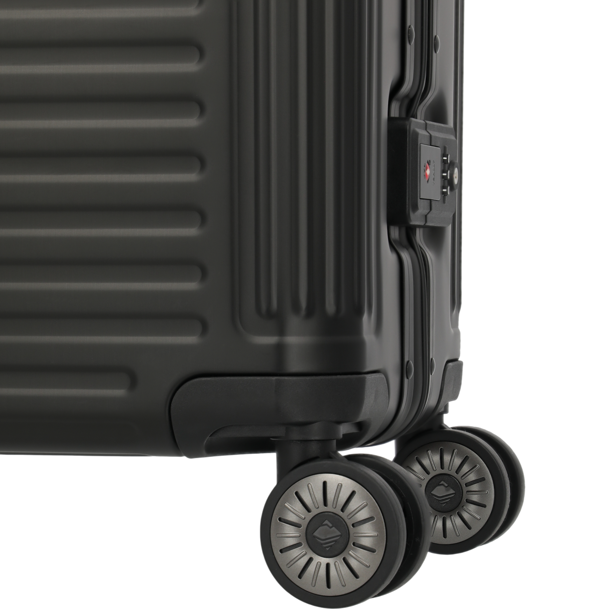 Travelite Next 4-Rollen-Trolley aus Aluminium 77 cm -Schwarz KOFFER-PLUS.COM