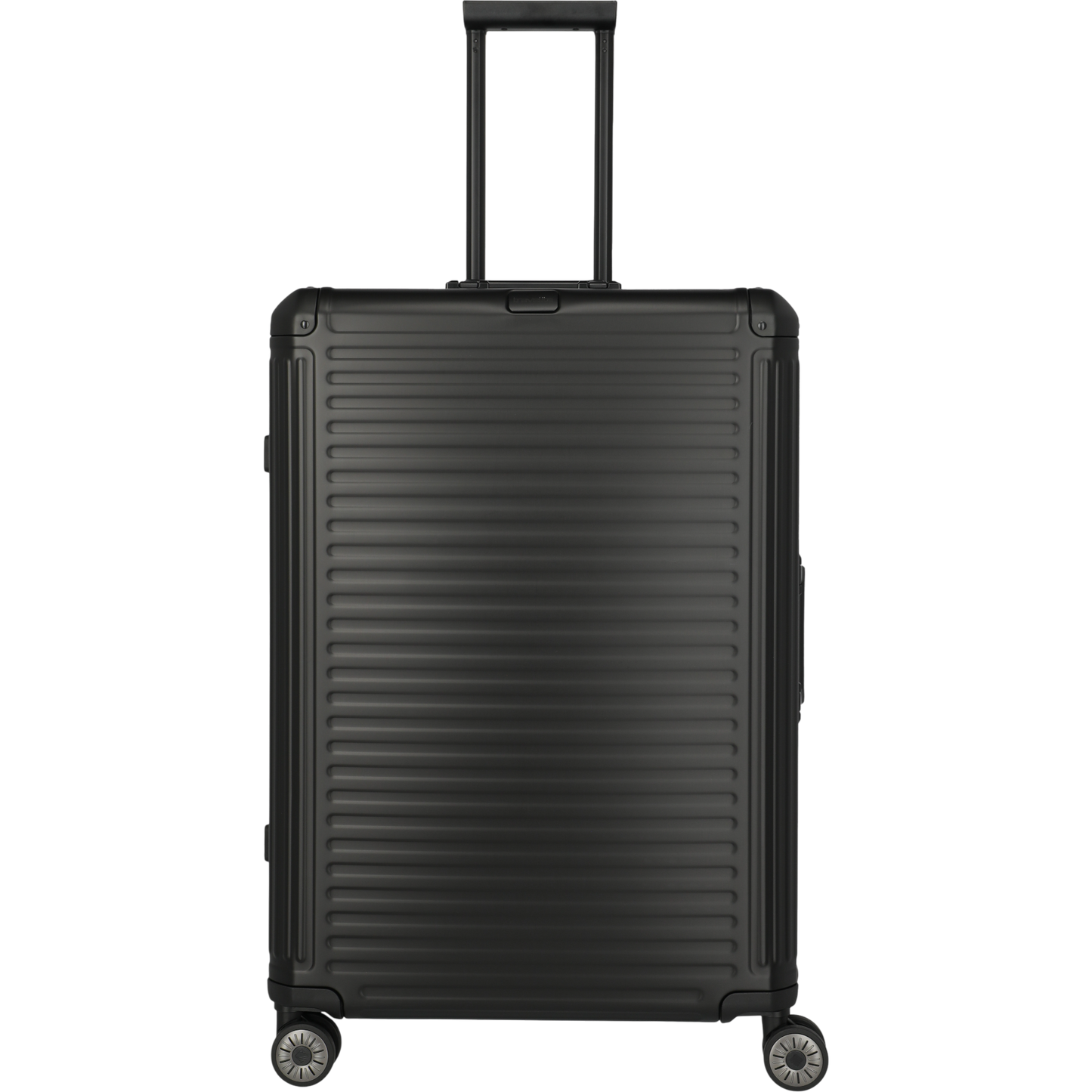 Travelite Next 4-Rollen-Trolley aus Aluminium 77 cm -Schwarz KOFFER-PLUS.COM