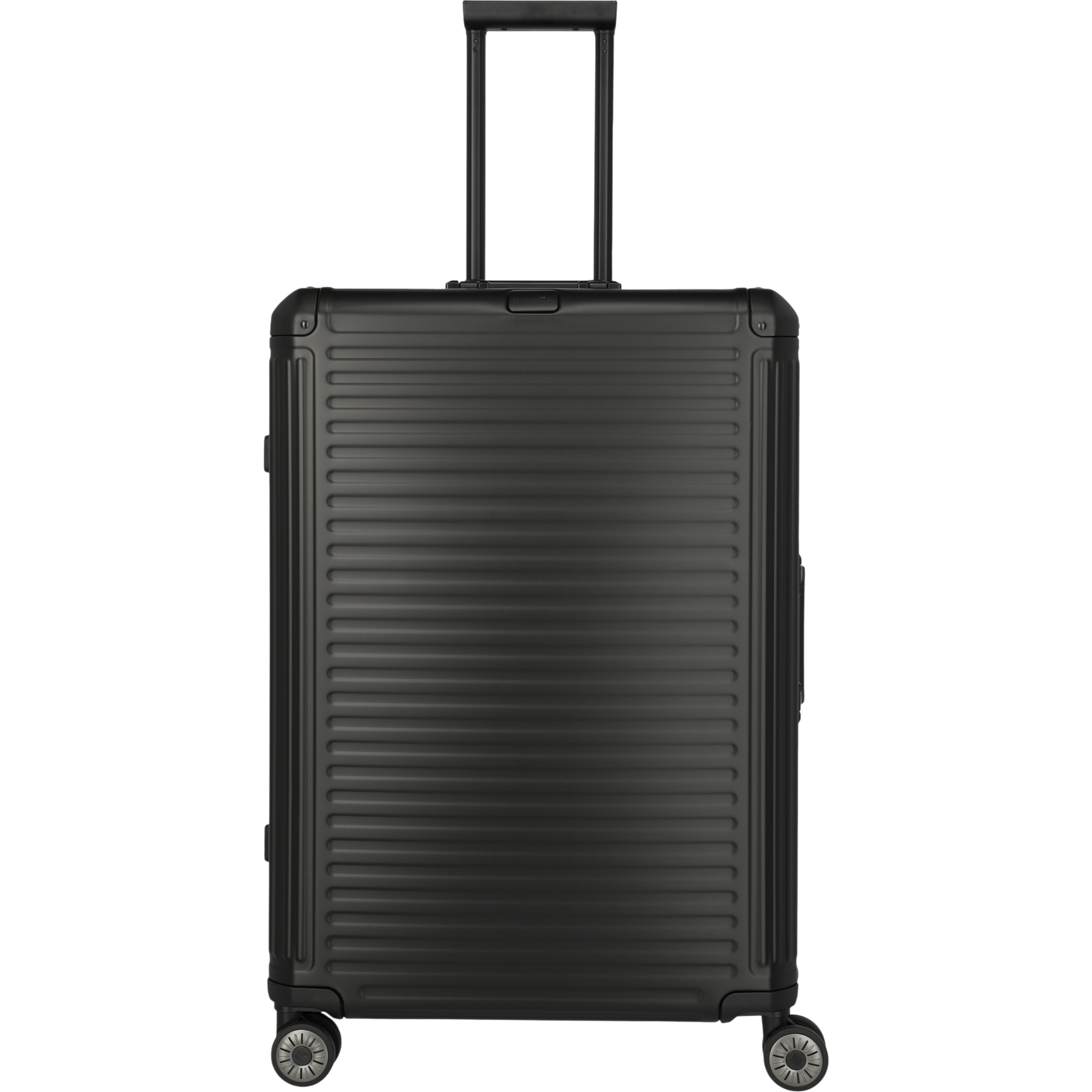 Travelite Next 4-Rollen-Trolley aus Aluminium 77 cm -Schwarz KOFFER-PLUS.COM