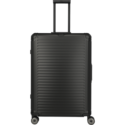 Travelite Next 4-Rollen-Trolley aus Aluminium 77 cm -Schwarz KOFFER-PLUS.COM