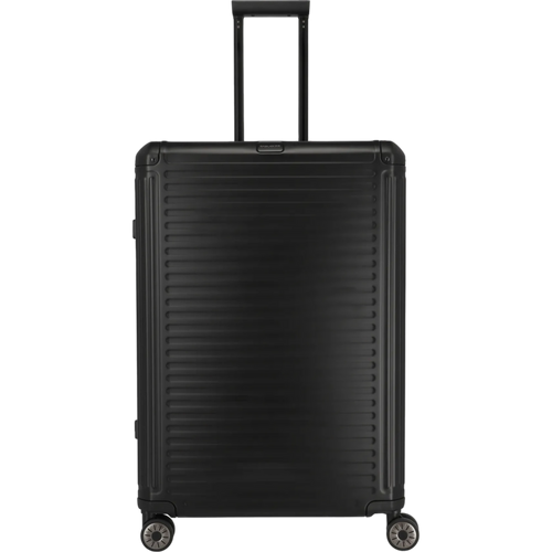 Travelite Next  4-Rollen-Trolley aus Aluminium 77 cm -Schwarz