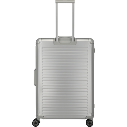 Travelite Next 4-Rollen-Trolley aus Aluminium 77 cm -Silber KOFFER-PLUS.COM