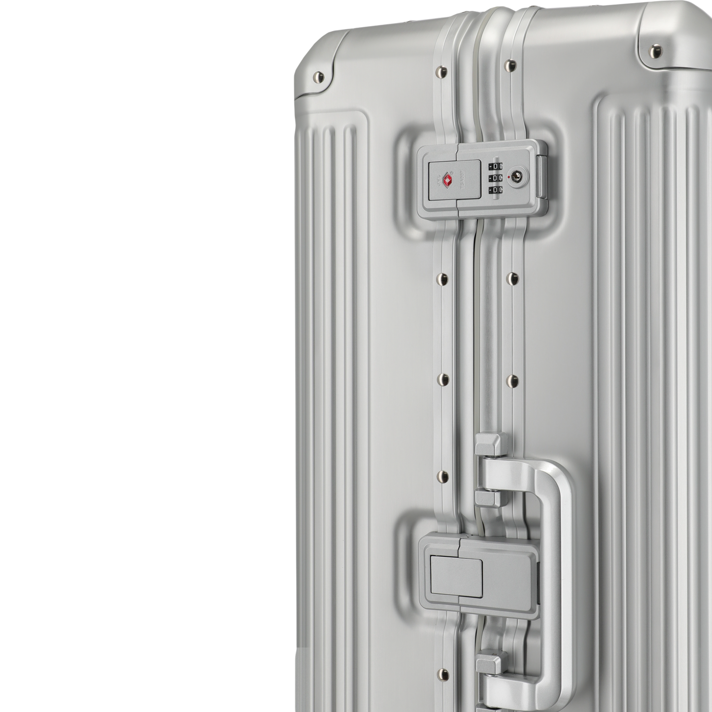 Travelite Next 4-Rollen-Trolley aus Aluminium 77 cm -Silber KOFFER-PLUS.COM