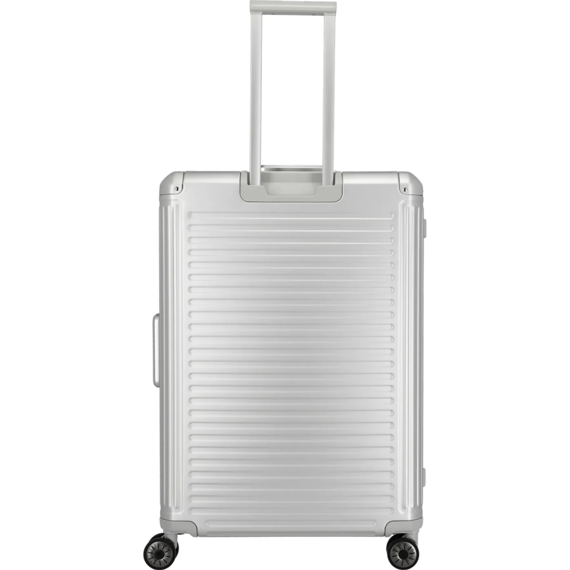 Travelite Next  4-Rollen-Trolley aus Aluminium 77 cm -Silber KOFFER-PLUS.COM