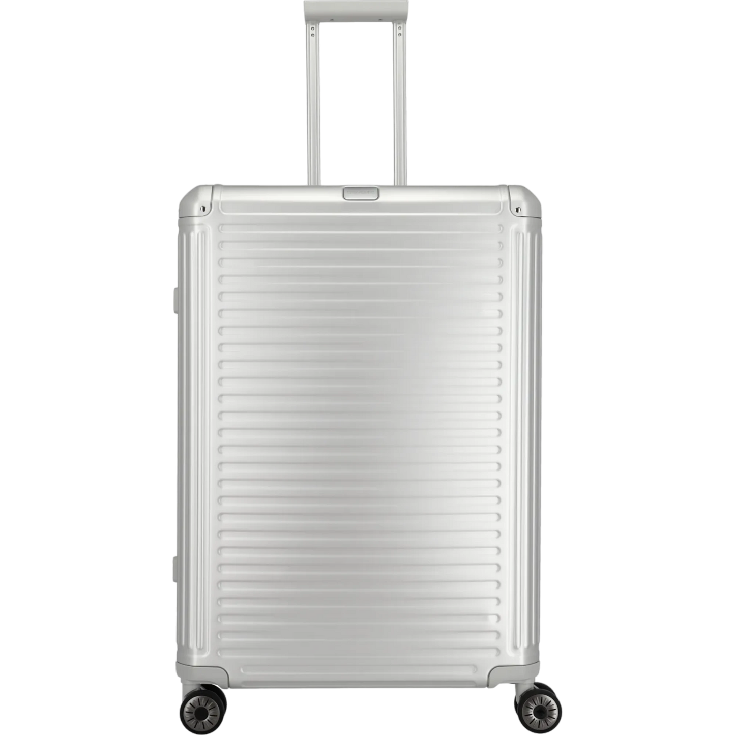 Travelite Next  4-Rollen-Trolley aus Aluminium 77 cm -Silber KOFFER-PLUS.COM