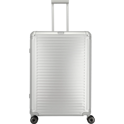 Travelite Next  4-Rollen-Trolley aus Aluminium 77 cm -Silber KOFFER-PLUS.COM