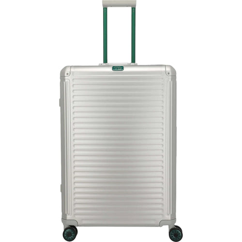 Travelite Next 4-Rollen-Trolley 75 Jahre Edition 77 cm -Silber-Grün