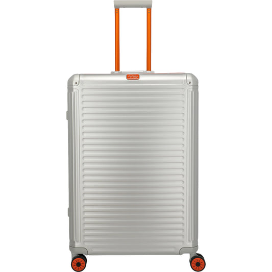 Travelite Next 4-Rollen-Trolley aus Aluminium 77 cm -Silber-Orange KOFFER-PLUS.COM