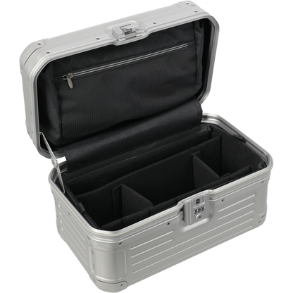 Travelite Next Beautycase aus Aluminium 38 cm -Silber KOFFER-PLUS.COM