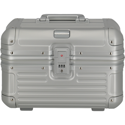 Travelite Next Beautycase aus Aluminium 38 cm -Silber KOFFER-PLUS.COM