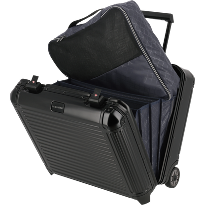 Travelite Next Business-Trolley aus Aluminium 45 cm -Schwarz KOFFER-PLUS.COM