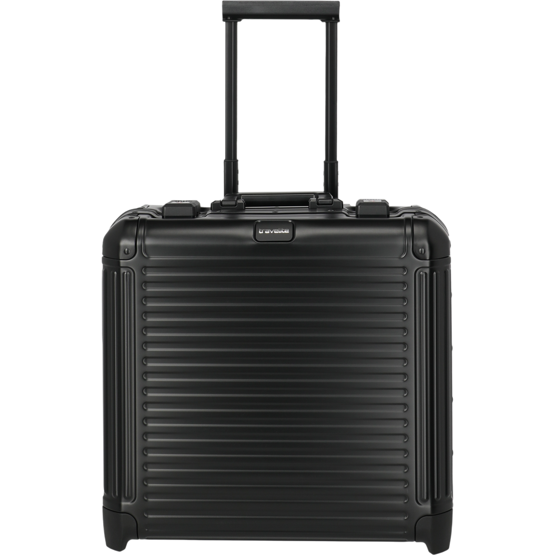 Travelite Next Business-Trolley aus Aluminium 45 cm -Schwarz KOFFER-PLUS.COM