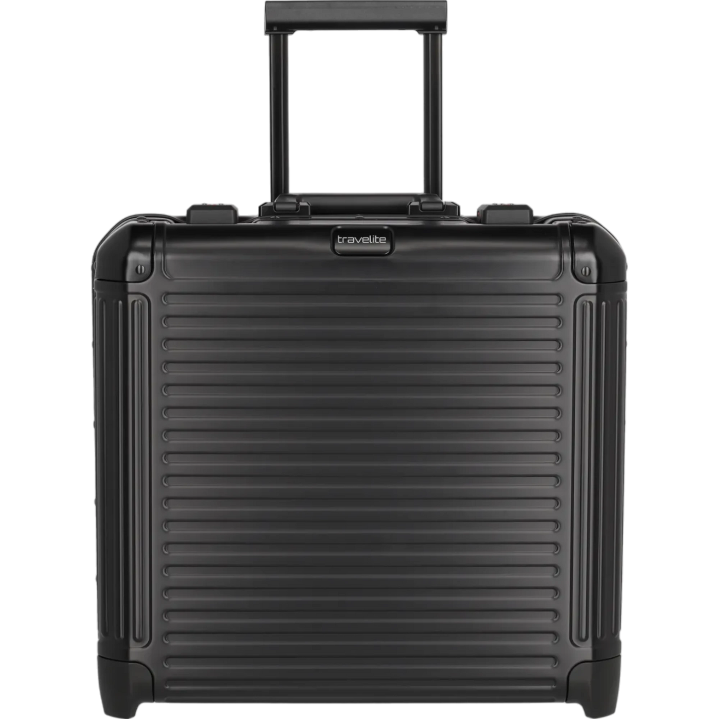 Travelite Next  Business-Trolley aus Aluminium 45 cm -Schwarz KOFFER-PLUS.COM