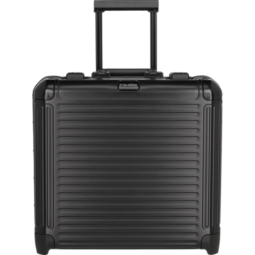 Travelite Next  Business-Trolley aus Aluminium 45 cm -Schwarz