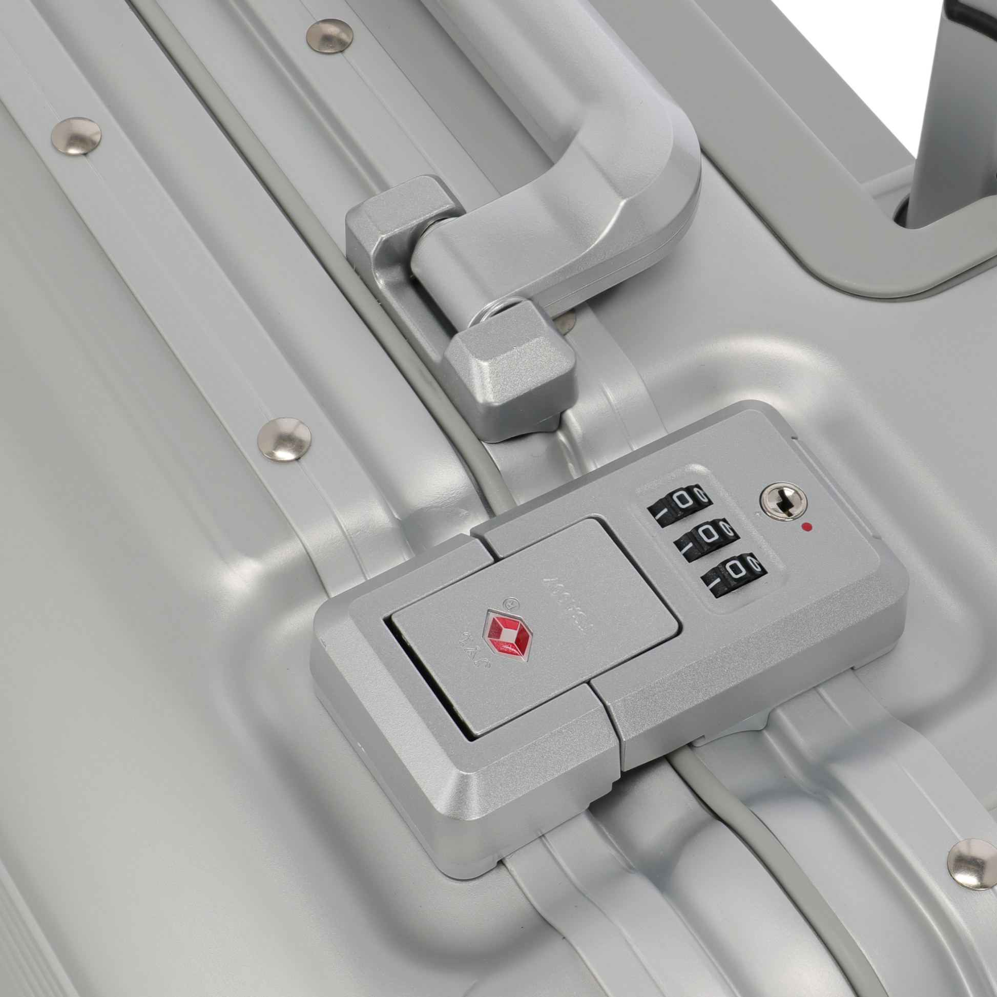 Travelite Next Business-Trolley aus Aluminium 45 cm -Silber KOFFER-PLUS.COM