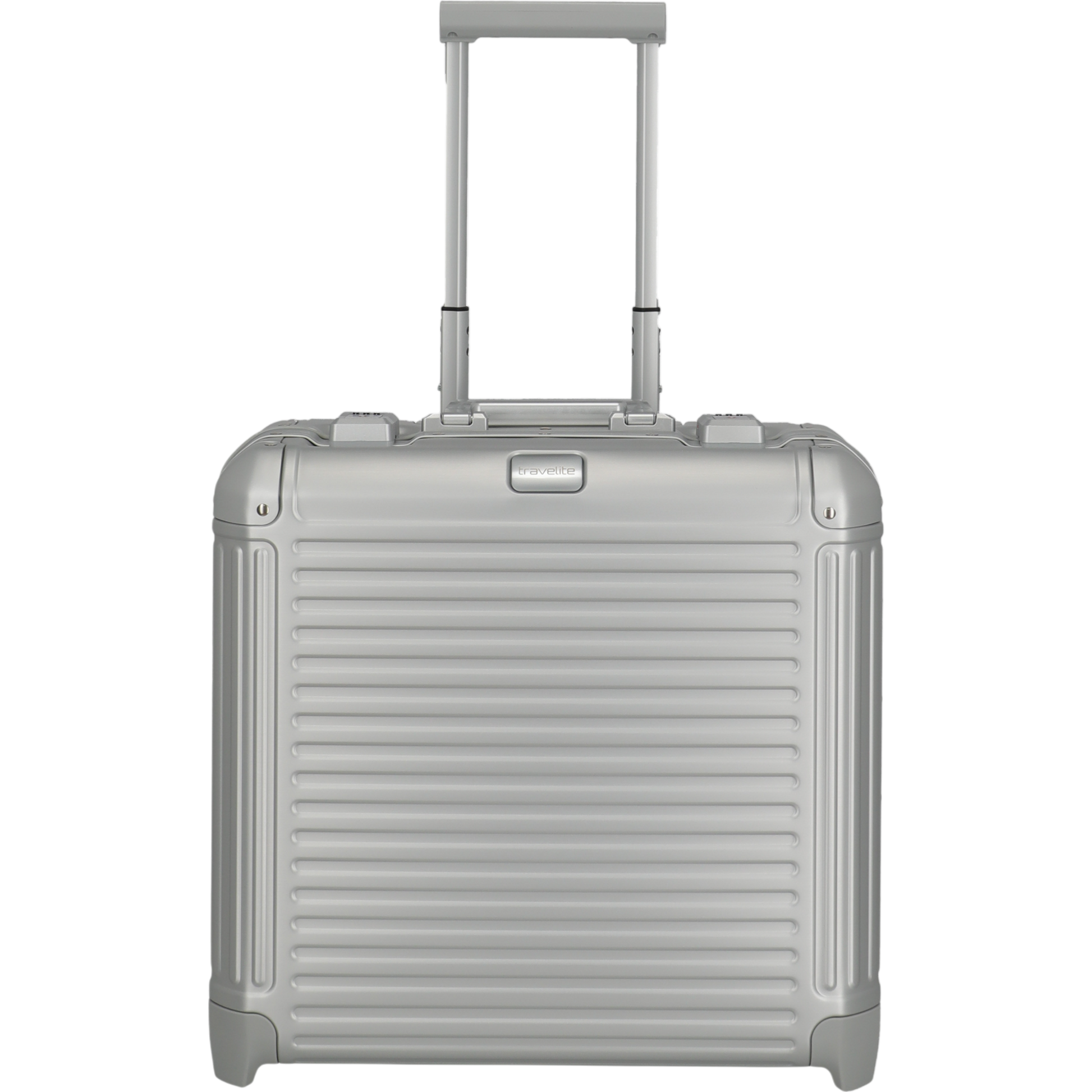 Travelite Next Business-Trolley aus Aluminium 45 cm -Silber KOFFER-PLUS.COM