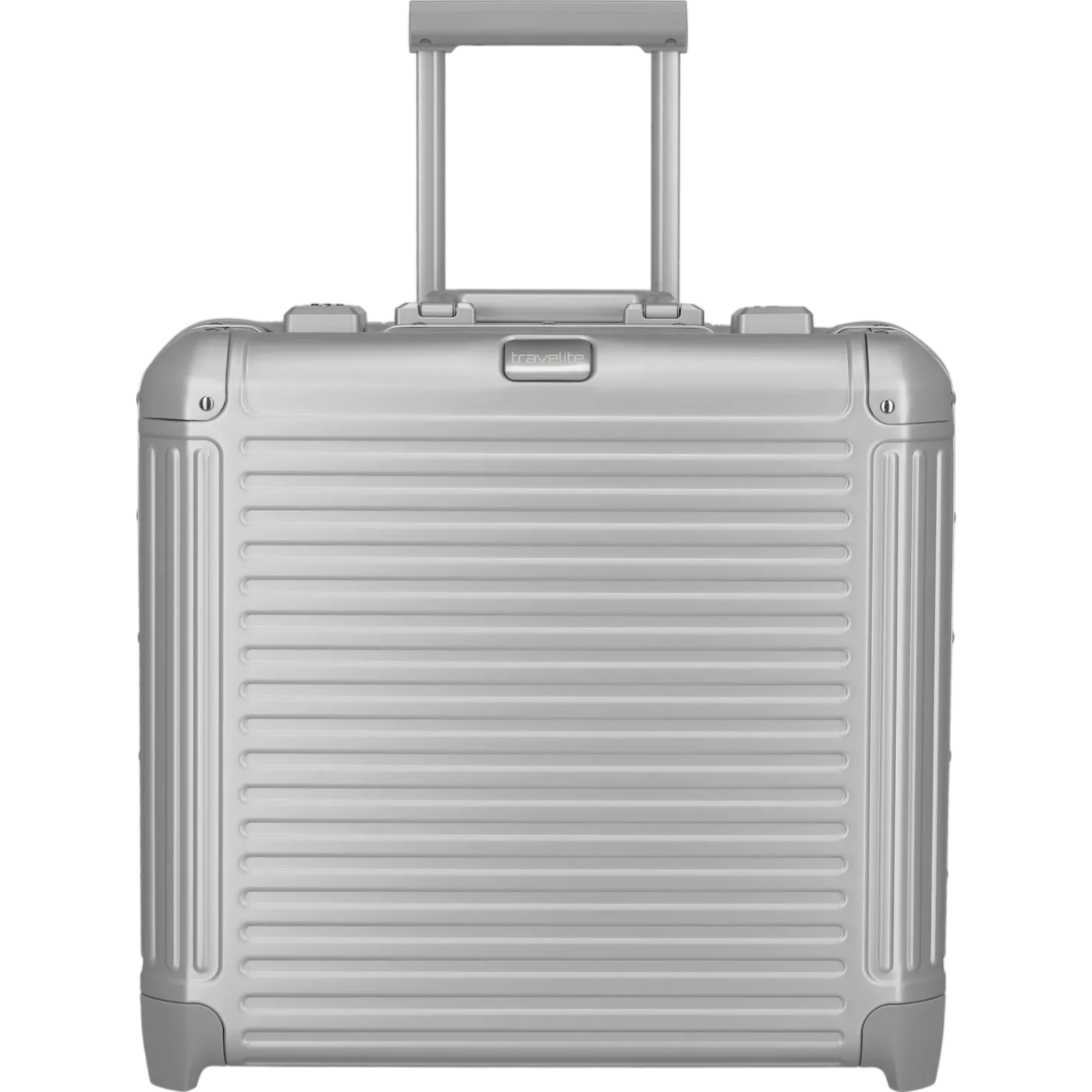 Travelite Next  Business-Trolley aus Aluminium 45 cm -Silber KOFFER-PLUS.COM