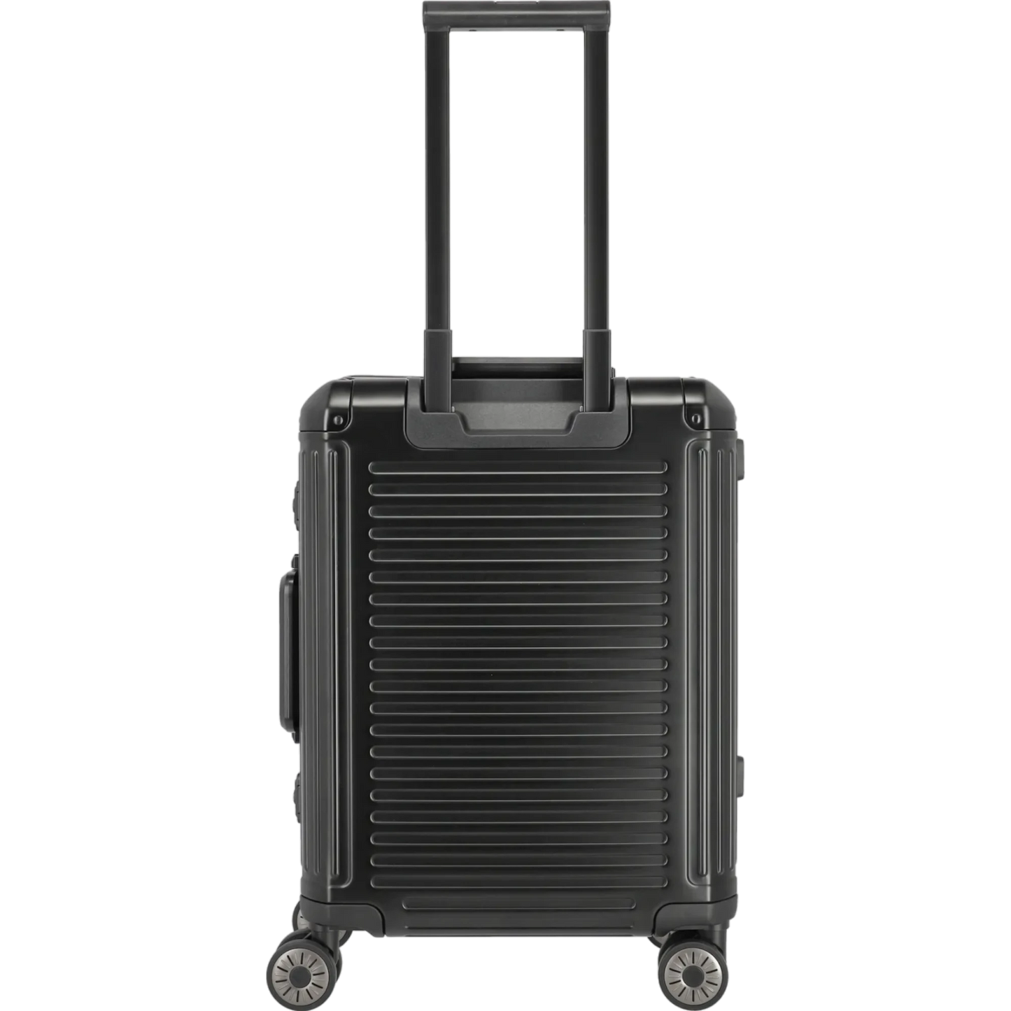 Travelite Next  4-Rollen-Bordtrolley aus Aluminium mit Vortasche 55 cm KOFFER-PLUS.COM