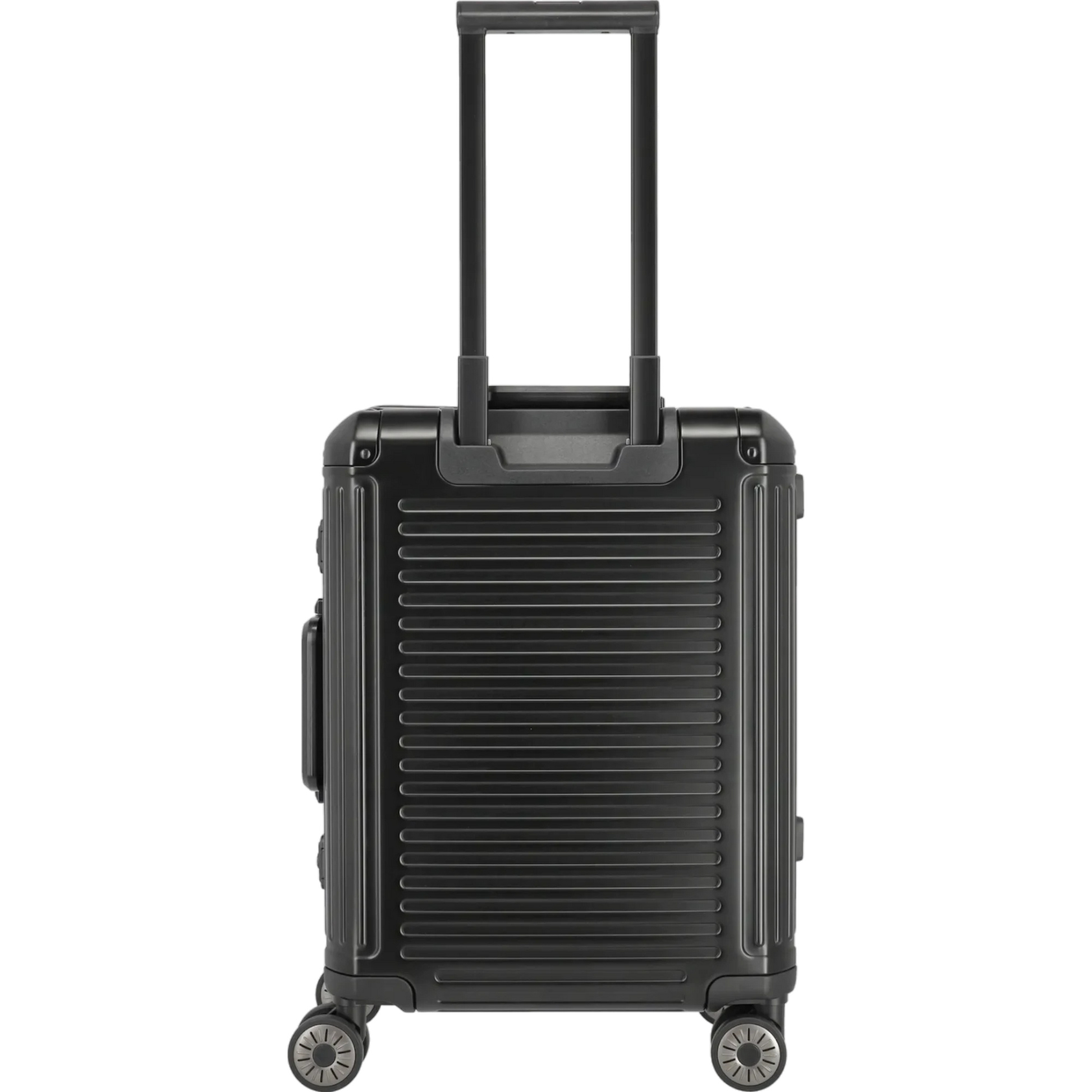 Travelite Next  4-Rollen-Bordtrolley aus Aluminium mit Vortasche 55 cm KOFFER-PLUS.COM