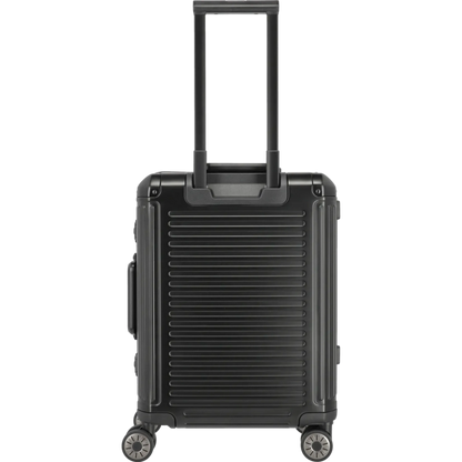 Travelite Next  4-Rollen-Bordtrolley aus Aluminium mit Vortasche 55 cm KOFFER-PLUS.COM