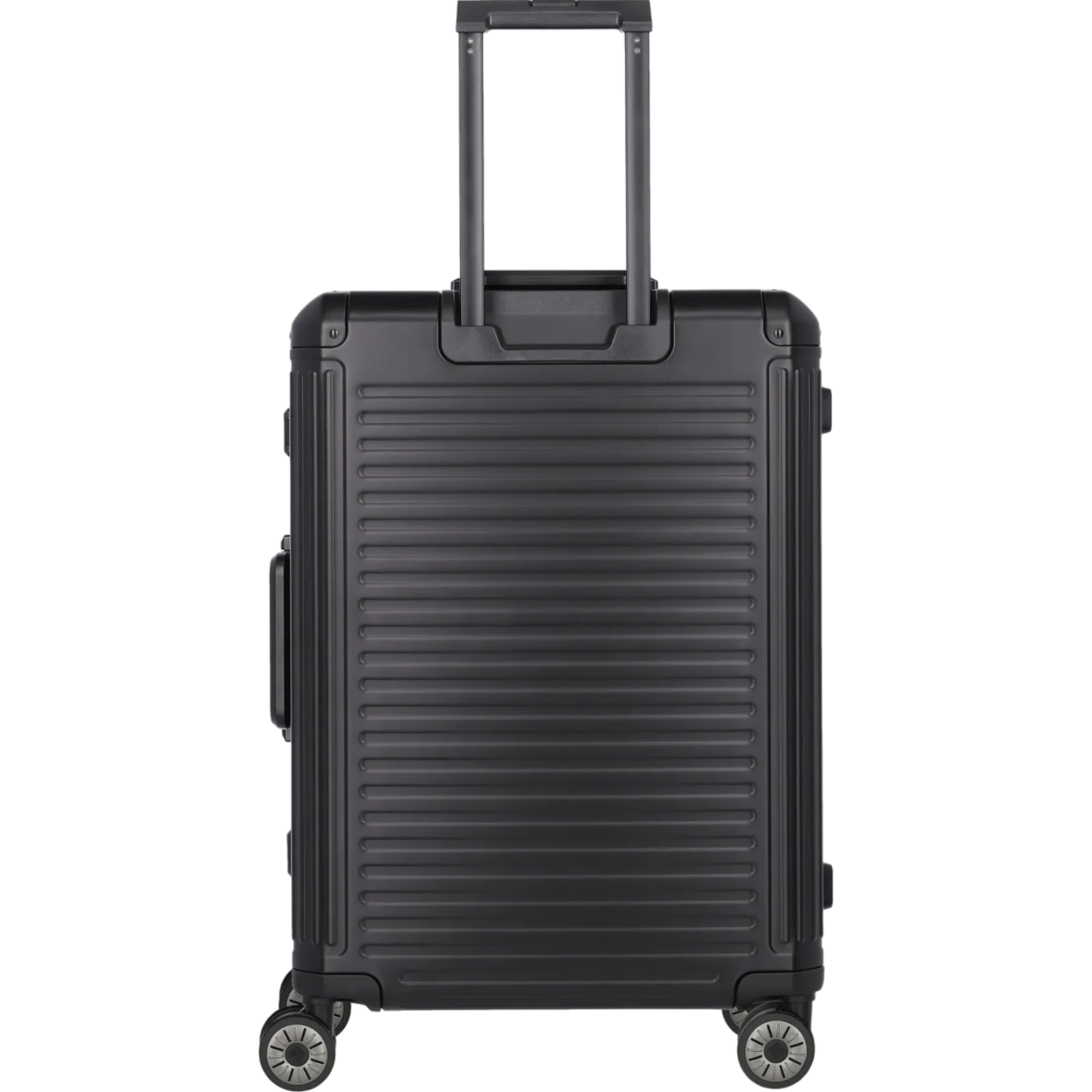 Travelite Next  4-Rollen-Trolley aus Aluminium M 67 cm -Schwarz KOFFER-PLUS.COM